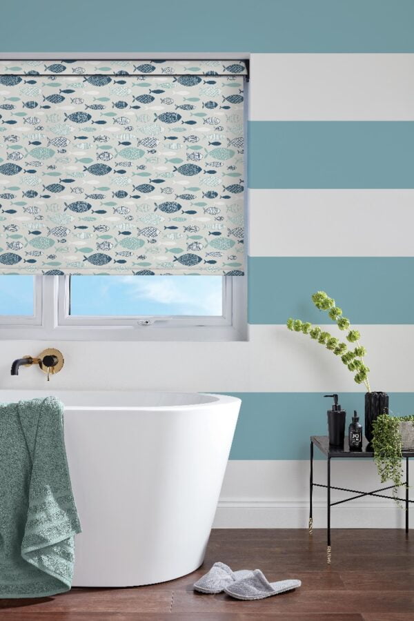 Shoal Marine Blue Roller Blind