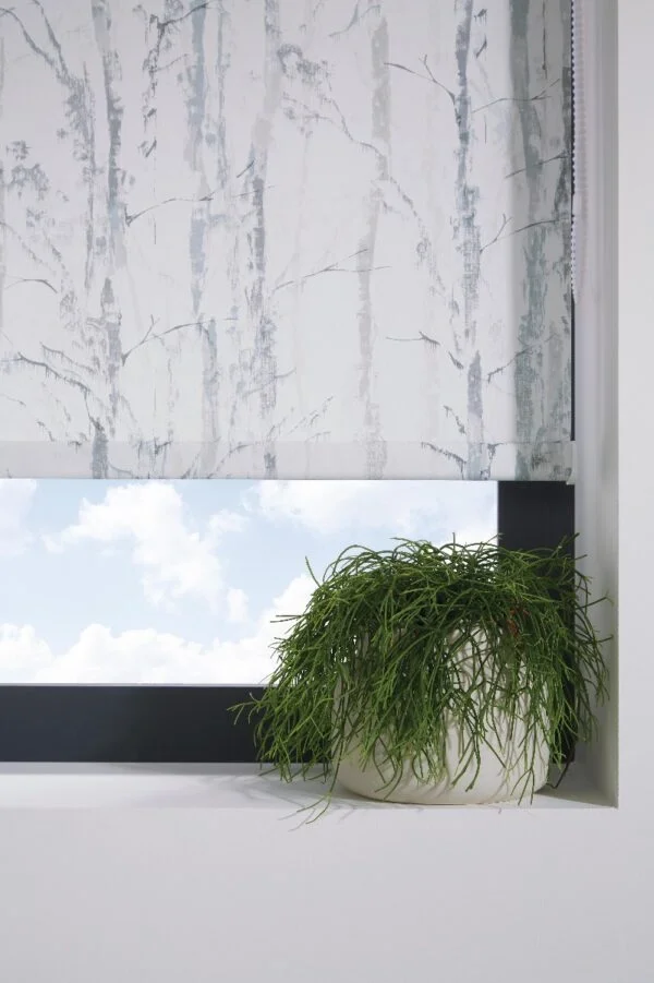 Swedish Birch Silver Roller Blind