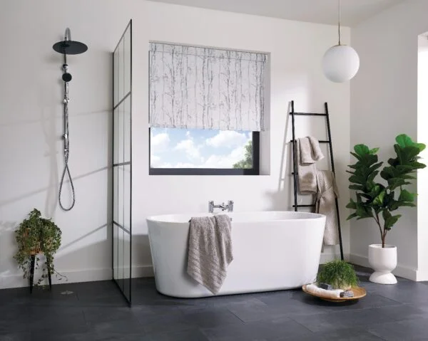 Swedish Birch Silver Roller Blind