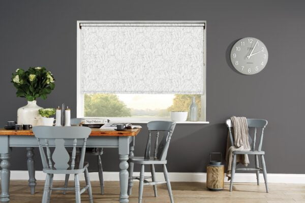 Sweet Pea Dew Roller Blind