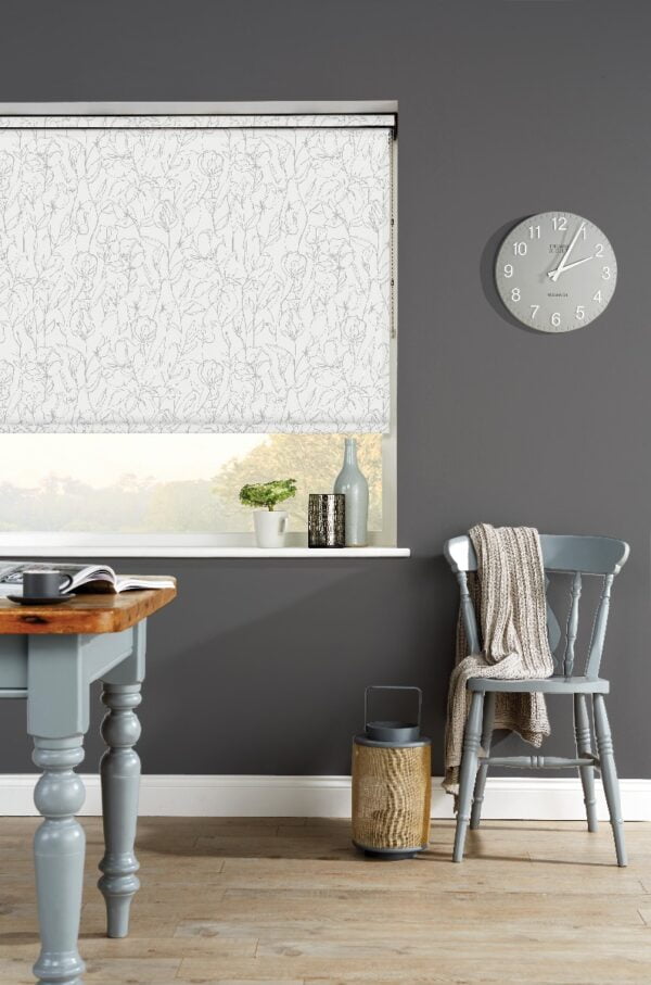 Sweet Pea Dew Roller Blind