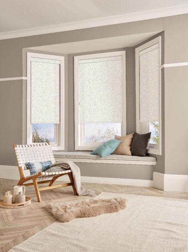 Sweet Pea Seed Roller Blind