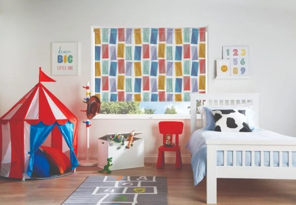 Times Table Multi Blackout Roller Blind