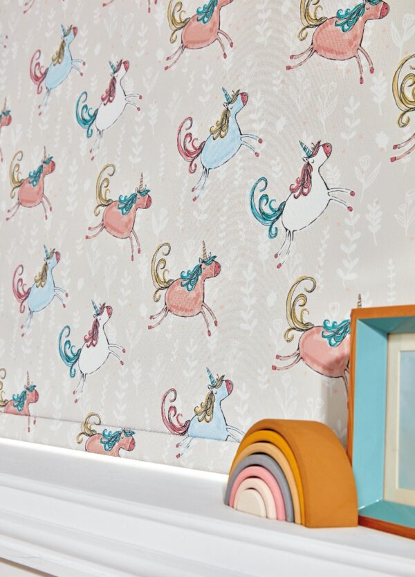 Unicorn Magic Whimsical Blackout Roller Blind