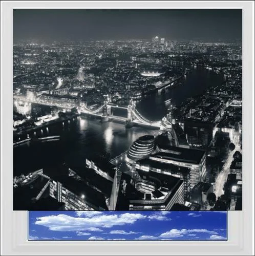London Aerial Digitally Printed Photo Roller Blind