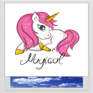 Magical Unicorn Digitally Printed Photo Roller Blind