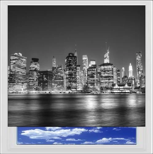 Manhattan Skyline Digitally Printed Photo Roller Blind