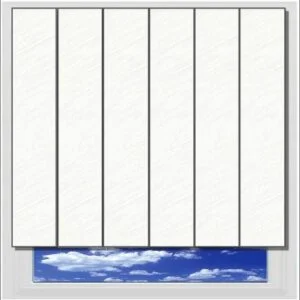 Opus White vertical blind