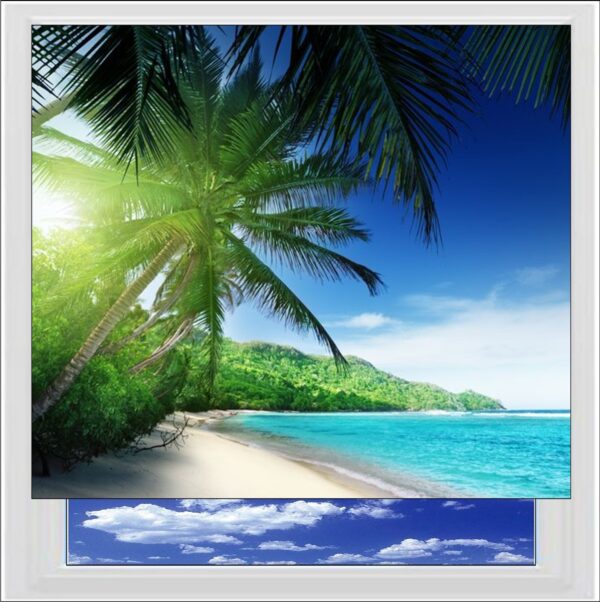 Paradise Beach Digitally Printed Photo Roller Blind