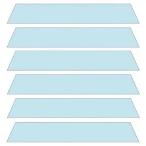 Pastel Blue aluminium venetian blind