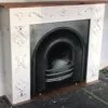 CUSTOMERS PHOTO - Design project - Blind fitted within the fireplace to hide the TV