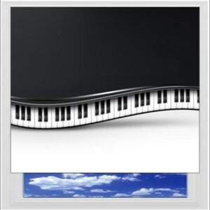 Piano Digitally Printed Photo Roller Blind
