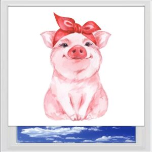 Piggy Digitally Printed Photo Roller Blind