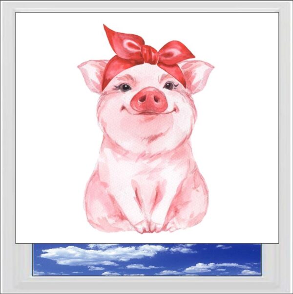 Piggy Digitally Printed Photo Roller Blind