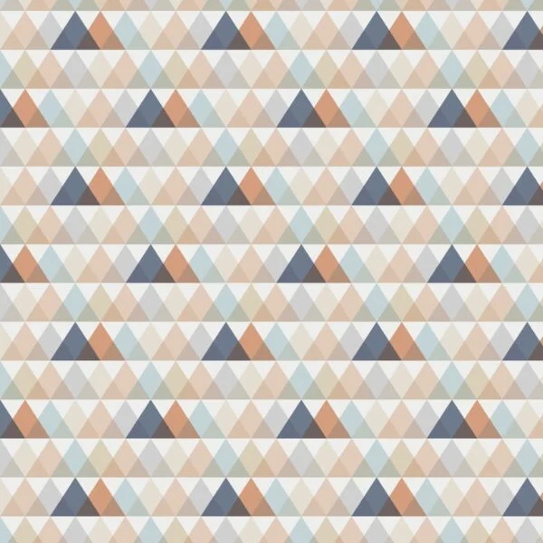 Polygon Tangerine Blackout Roller Blind