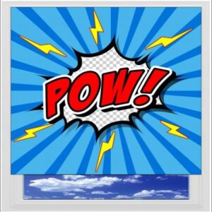 POW Comic Style Digitally Printed Photo Roller Blind