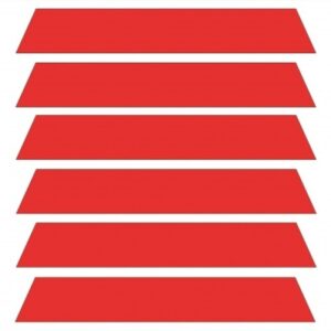 Primary Red aluminium venetian blind