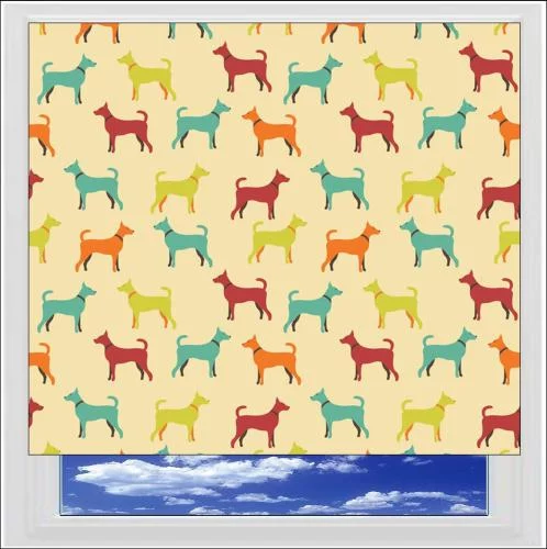 Puppy Dogs Digitally Printed Photo Roller Blind