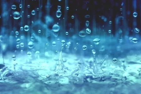 Rain Drops Digitally Printed Photo Roller Blind - Image 2