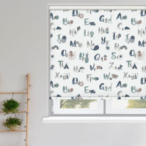ABC Characters Blackout Roller Blind