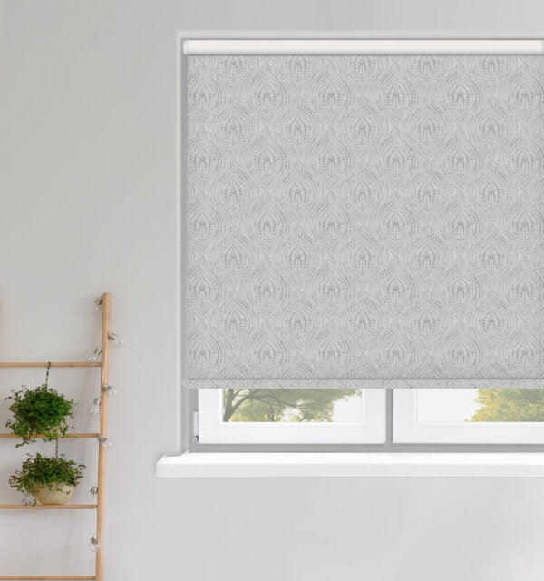 Boleyn Grey Pearl Blackout Roller Blind