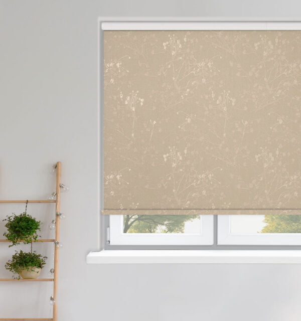 Collina Champagne Fizz blackout roller blind