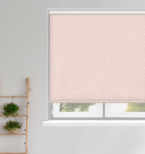 Cosmic Dream Blush Blackout Roller Blind