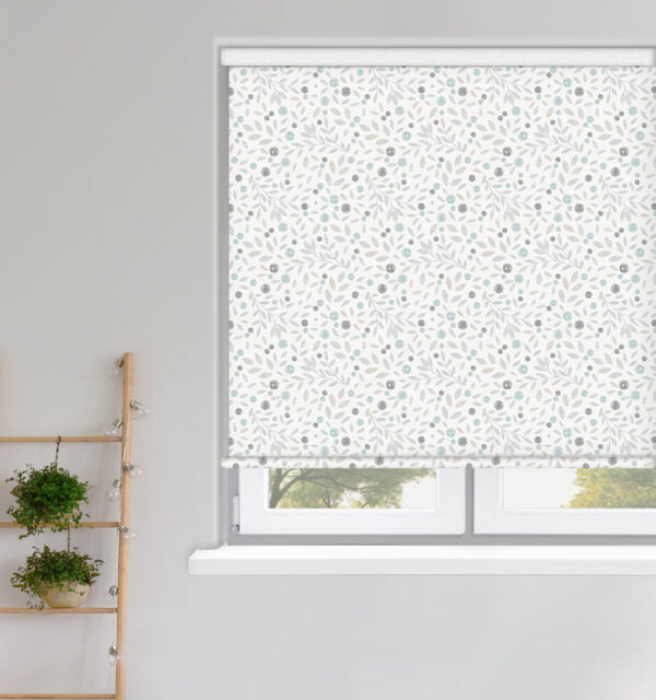 Cotton Flower Mineral Roller Blind