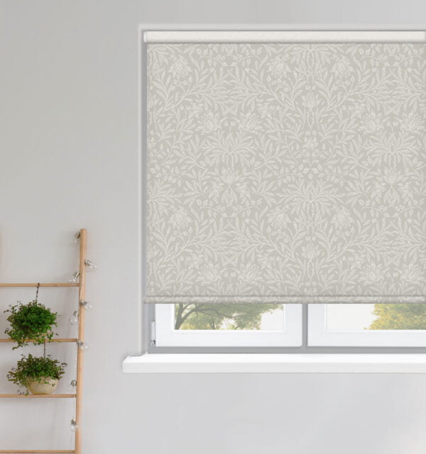 Florence Tapestry Beige Blackout Roller Blind