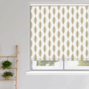 Ikat Hessian Roller Blind