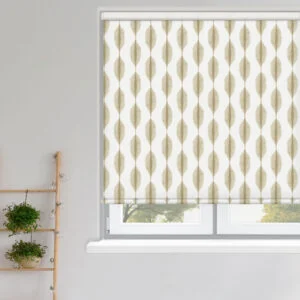 Ikat Hessian Roller Blind