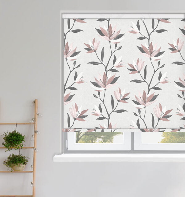 Lily Spring Blossom Roller Blind