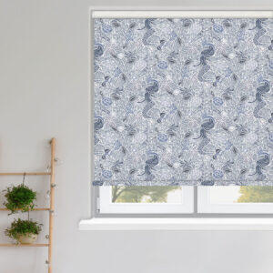 Mermaids of Mayflower Indigo Blackout Roller Blind