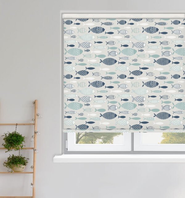 Shoal Marine Blue Roller Blind