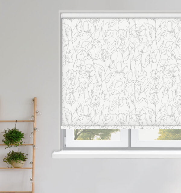 Sweet Pea Dew Roller Blind