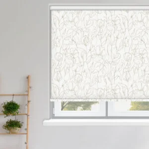 Sweet Pea Seed Roller Blind