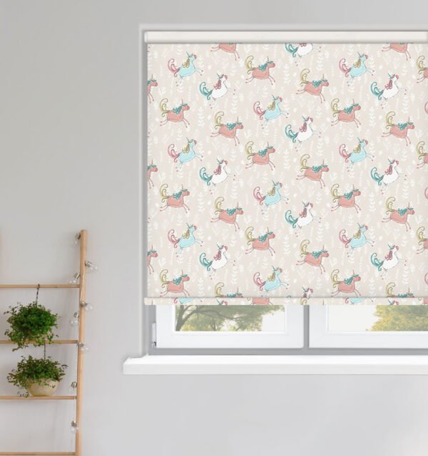 Unicorn Magic Whimsical Blackout Roller Blind