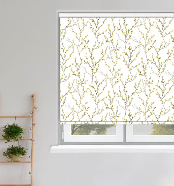 Willow Brazen Yellow Blackout Roller Blind