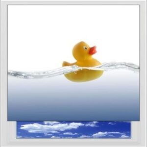 Rub A Dub Duck Digitally Printed Photo Roller Blind