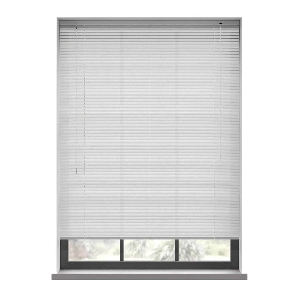 White Filtra Perforated Aluminium Venetian Blind