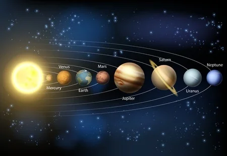 Solar System Digitally Printed Photo Roller Blind - Image 2