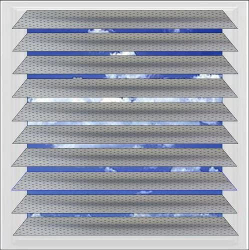 Steel Filtra Perforated aluminium venetian - Image 2