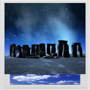 Stonehenge at Night Digitally Printed Photo Roller Blind