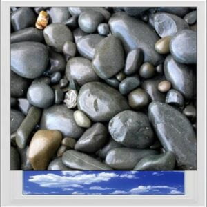 Stones Digitally Printed Photo Roller Blind