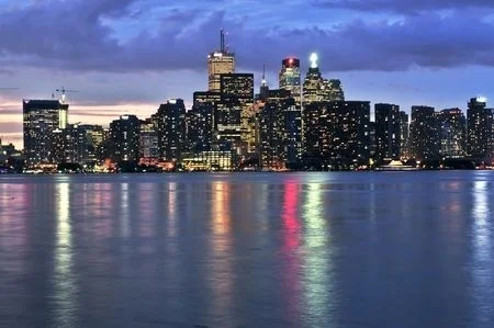 Toronto Skyline Digitally Printed Photo Roller Blind - Image 2