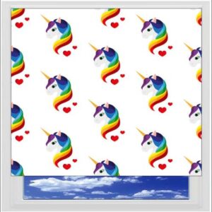 Unicorns Digitally Printed Photo Roller Blind