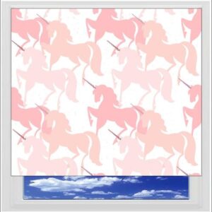 Unicorns Shadow Digitally Printed Photo Roller Blind