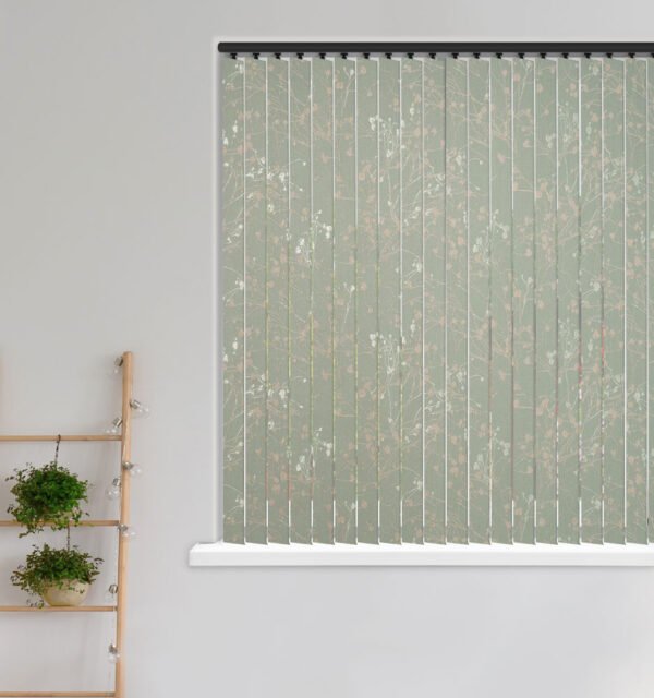 Collina Lily Pad blackout vertical blind