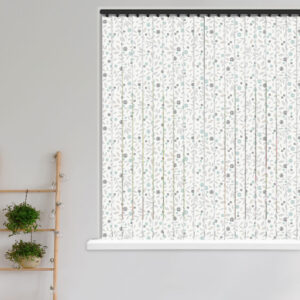 Cotton Flower Mineral Vertical Blind