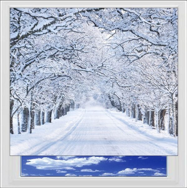 Winter Landscape Digitally Printed Photo Roller Blind